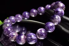 【１点物】高発色◇シルキーマーブル チャロアイト　10.5mm　ブレスレット パワーストーン 天然石 _MC4924