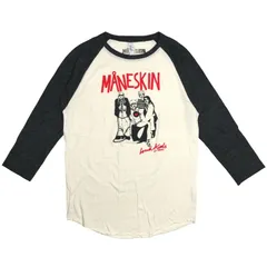【S】Maneskin マネスキン Loud Kids 七分袖 ラグラン Tシャツ 長袖 ロンTのサムネイル