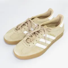 新品同様 adidas アディダス GAZELLE INDOOR W スニーカー IH5482 サイズUS6 23cm ベージュ レディース 古着 中古 USED