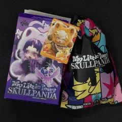 新品 POP MART (ポップマート) Skull Panda(スカルパンダ) MY LITTLE PONY (マイリトルポニー) キーホルダー - アップルジャック