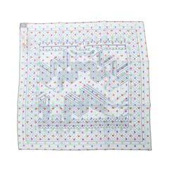 エルメス HERMES スカーフ カレ60 SANGLES EN ZIGZAG BANBANA ネイビー シルク カレ60 レディース Used A