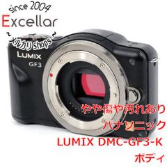 [bn:17] Panasonic LUMIX DMC-GF3-K Body, Esprit Black (Imperfect)