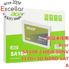 [bn:12] Acer　2.5インチ SSD　SA100 240GB 88NV1120+3D NAND SATAのサムネイル