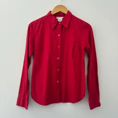 アニエスベー agnis-b 長袖シャツ サイズ2 M 赤