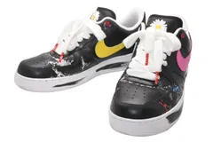 PEACEMINUSONE × Nike Air Force G-DRAGON NIKE ナイキ スニーカー パラノイズ ブラック マルチカラー レザー ゴム 30cm 中古 良品 4b011829