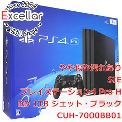 [bn:9] SONY　プレイステーション4 Pro 1TB ブラック　CUH-7000BB01　電源コードなし 元箱あり