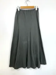 BEAUTY & YOUTH ビューティ&ユース ユナイテッドアローズ 1624-299-3738 定価12650円 コットン イージー フレア マキシ スカート sizeM/カーキ ■■レディース