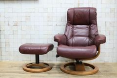 H25K63b EKORNES コンサル リクライニングチェア オットマン付き H25K63b EKORNES コンサル リクライニングチェア オットマン付き