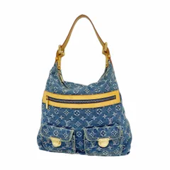 【6ba1288】ルイヴィトン ショルダーバッグ モノグラム・デニム バギーGM M95048 ブルー【中古】レディース