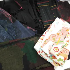 着物解き布 古布 リメイク ハンドメイド 約2.5Kg 現状品 S797