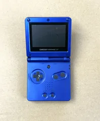 【任天堂・ニンテンドー】 ゲームボーイアドバンスSP 本体 アズライトブルー AGS-001　動作未確認現状品