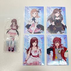 刑部明実/春日未来 アクスタ+ポストカード4点セット ミステイク