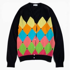 旧タグ 80s バランタイン カシミヤカーディガン 半袖ニット