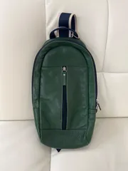 送料無料！！COACH　コーチ　メンズボディーバッグ　希少！！グリーンカラー　#80209 MOML2