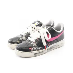 ナイキ NIKE スニーカー Nike x Peaceminusone Air Force 1 Low Para-Noise 3.0 AQ3692-004 ブラック レザー スニーカー ブラック マルチカラー AQ3692-004 メンズ Used B