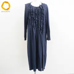 ヒロコビス HIROKO BIS ワンピース ロング フリル インナー付 大きいサイズ レディース [a975943]