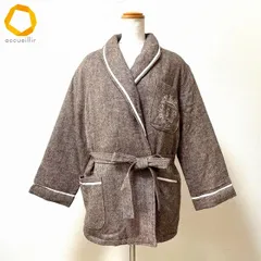 #wnc イヴサンローラン Yves Saint Laurent ジャケット ダウンケット ルームウェア ツイード 刺繍 泰道リビング製 レディース [988340]のサムネイル