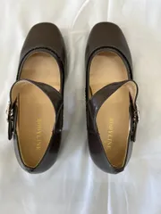 ロリータシューズ ローヒール パンプス 靴 シューズ 3.5cm ヒール エナメル 白 ホワイト 黒 ブラック 赤 レッド 茶 ブラウン ACSH-0059Y