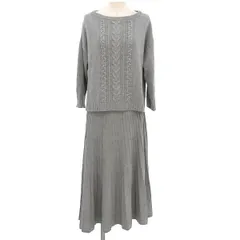 ブルーレーベルクレストブリッジ ニットセットアップ  【Bランク】【中古】