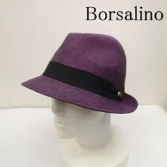 ボルサリーノ カラー 中折れ リネン ハット メンズ - ISItems【USED】【古着】【中古】50151932