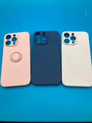 iPhone14 Pro Max ケース 3点セット MagSafe対応 リング付き シリコン ソフトカバー まとめ売り