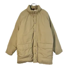 70年代 WOOLRICH ウールリッチ ダウンジャケット ヴィンテージ アウトドア ベージュ(メンズ XL)中古 古着 X2916