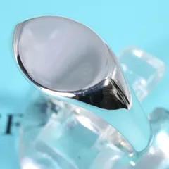 極美品19号 ティファニー シグネット シルバー925 リング/25-2808