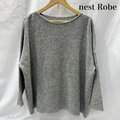 ネストローブ ボックスシルエット ドロップショルダー グレー ワイドシルエット リネン混 レディース - ISItems【USED】【古着】【中古】50152600のサムネイル