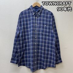 WAIPER別注 Towncraft レーヨン オンブレチェックシャツ L 黒 - メルカリ
