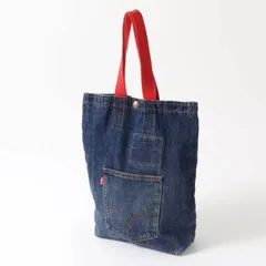 新品Levi's リーバイスデニムトートバッグ レッドハンドルのサムネイル