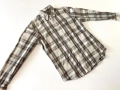 GYMPHLEX ジムフレックス  コットン チェック  ボタンダウン シャツ sizeS/水色■■メンズ