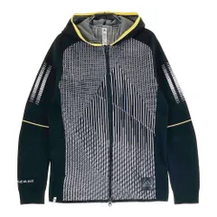 サイズ：M ADIDAS GOLF アディダスゴルフ  フード付き ジップジャケット  ブラック系 [240101616518] ゴルフウェア レディース ストスト