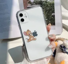 SALE【即納】トムとジェリー　iPhoneケース　ジェリー　クリアケース　 1点