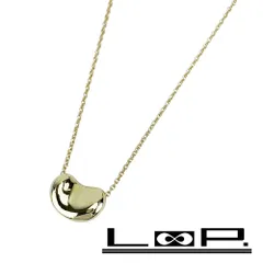 ティファニー ■美品■ ビーン ネックレス K18 YG750 イエローゴールド 2.9g 【535437】13