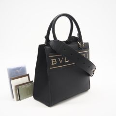 ☆3日以内返品可☆ 極美品 BVLGARI ブルガリ レザー ロゴ スモール