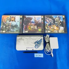 ◇YA727【美品 モンハンセット】MONSTER HUNTER 4G スペシャルパック New ニンテンドー3DSLL 充電ケーブル タッチペン ソフト3枚 モンスターハンタークロス モンスターハンター4  モンスターハンター4G