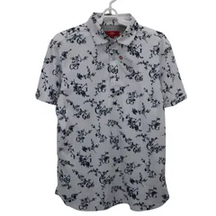 Callaway(キャロウェイ) ポロシャツ 白ネイビー総柄 メンズ M R23134105 ゴルフウェア 2601-0650 中古