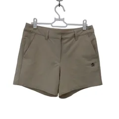 【美品】Munsingwear(マンシングウェア) ショートパンツ ベージュ レディース 9 ゴルフウェア 2601-0018 中古