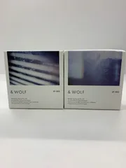 F2598 & WOLF アンドウルフ セラムリキッドファンデーション SF-002 light beige・UF-003 natural beige 計2点セット