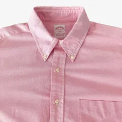 【16 1/2-32/33】ブルックスブラザーズ 346 ボタンダウンシャツ ピンク 無地 Supimaコットン メンズ L〜XL相当 Brooks Brothers BDシャツ ポロカラー 長袖 スーピマ綿 天然素材 アメトラ アイビー トラッド ビジネス