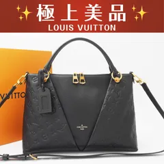 【使用わずか 極美品】 ルイヴィトン モノグラム アンプラント VトートMM ハンドバッグ ショルダーバッグ 2Way ブラック ノワール (25-319)