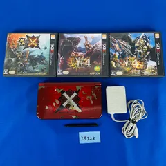 ◇YA728【モンハンセット】MONSTER HUNTER X スペシャルパック New ニンテンドー3DSLL＋充電ケーブル＋タッチペン＋ソフト3枚 モンスターハンタークロス／モンスターハンター4 ／モンスターハンター4G