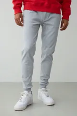 ✨美品✨ AZUL BY MOUSSY　アズールバイマウジー　イージーアクション スリムジョガー　メンズ　スリムパンツ　シンプル　サイズXL グレー　251IAS81-002K