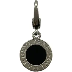 ブルガリ BVLGARI ブルガリブルガリチャーム ホワイトゴールド 750/オニキス ジュエリー