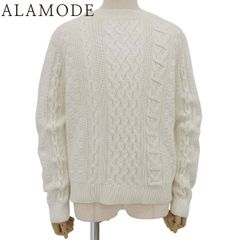 LOUIS VUITTON(ルイ・ヴィトン) ケーブルクルーネック セーター ニット/セーター 2021年 アパレル ファッション RM211M S コットン ポリエステル アイボリー メンズ 40802175632【中古】【アラモード】 LOUIS VUITTON(ルイ・ヴィトン) ケーブルクルーネック セーター ニット