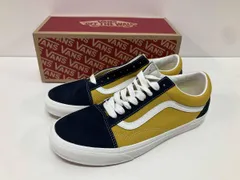 VANS ヴァンズ スニーカー オールドスクール 2-TONE NAVY&YELLOW 27.0cm 751505 箱あり