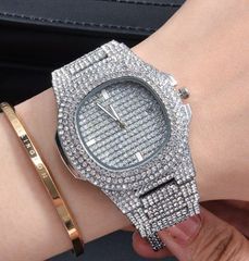 新品 ラグジュアリー BLING BLING 腕時計 男女兼用 シルバー - メルカリ