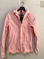 訳アリ　wjk　  twist wrinkle shirt  長袖シャツ　ピンク　Sのサムネイル