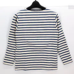 05w18595 セントジェームス SAINT JAMES  ボーダー長袖Tシャツ  ブルー/ホワイト  フランス製 レディース  XXS  長袖Ｔシャツ  コットン  【中古品】