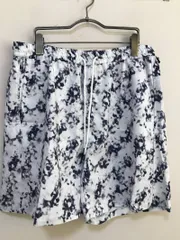 wjk  patterned shorts	ハーフパンツ　L　ホワイト ネイビーのサムネイル